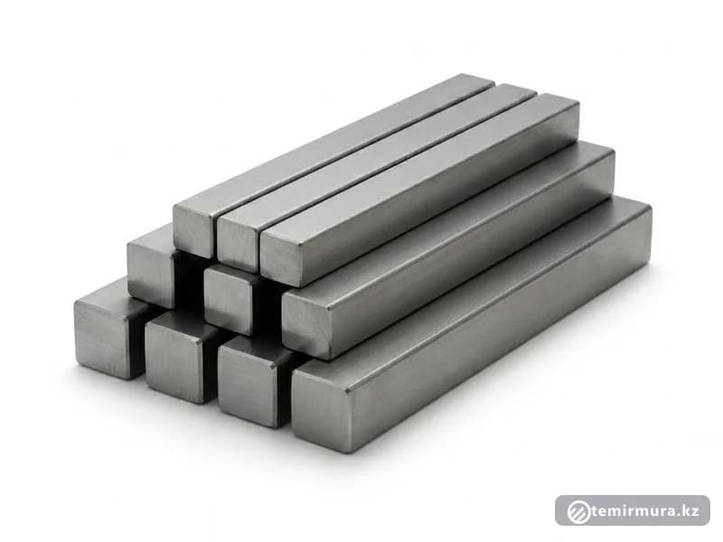 Титановый квадрат ВТ6 1х1 мм — 1×1 мм, склад TEMIR MURA